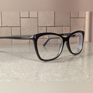 Tom Ford TF5514 Black Gradient Glasses 54 15 140 Cat Eye